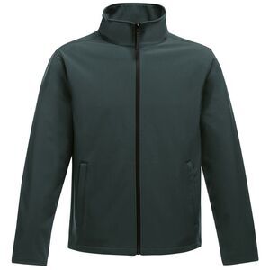 Regatta Standout Mens Ablaze Printable Softshell Jacket / Dark Spruce/Black